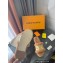 Louis Vuitton Shearling and Raffia Lock It Flat Mules Brown 2021