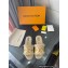 Louis Vuitton Shearling and Raffia Lock It Flat Mules Beige 2021