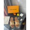 Louis Vuitton Shearling and Raffia Lock It Flat Mules Brown 2021