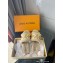 Louis Vuitton Shearling and Raffia Lock It Flat Mules Beige 2021