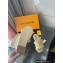 Louis Vuitton Shearling and Raffia Lock It Flat Mules Beige 2021
