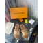 Louis Vuitton Shearling and Raffia Lock It Flat Mules Brown 2021