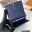 Louis Vuitton Enveloppe Carte de visite Card Holder Taiga Leather Ocean Blue
