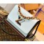 Louis Vuitton Epi Leather Twist MM Bag M58526 White 2021