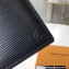 Louis Vuitton Amerigo Wallet Epi Leather Black