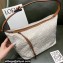 Loewe Medium Cubi Bag in Anagram Jacquard and Calfskin 2021