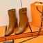 Hermes Saint Germain Ankle Boots Brown Handmade