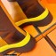 Hermes Barn High Boots Black/Brown Handmade
