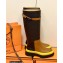 Hermes Barn High Boots Black/Brown Handmade