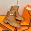 Hermes Veo Ankle Boots Brown Handmade
