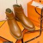 Hermes Veo Ankle Boots Brown Handmade