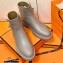 Hermes Veo Ankle Boots Gray Handmade