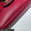 Gucci Small Messenger Bag with Double G 648934 Leather Red 2021