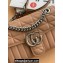 Gucci Aria Collection GG Marmont Mini Shoulder Bag 446744 Rose Beige 2021