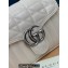 Gucci Aria Collection GG Marmont Mini Top Handle Bag 583571 White 2021
