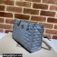 Gucci Aria Collection GG Marmont Small Tote Bag 681483 Gray 2021