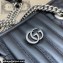Gucci Aria Collection GG Marmont Small Tote Bag 681483 Black 2021