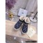 UGG x Louis Vuitton Shearling Lining Ankle Boots Dark Blue 2021