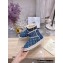 UGG x Louis Vuitton Shearling Lining Ankle Boots Blue 2021