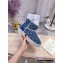 UGG x Louis Vuitton Shearling Lining Ankle Boots Blue 2021