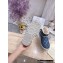 UGG x Louis Vuitton Shearling Lining Ankle Boots Blue 2021