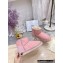 UGG x Louis Vuitton Shearling Lining Ankle Boots Pink 2021