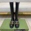 Gucci Horsebit High Boots Black with Chain 2021