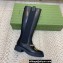 Gucci Horsebit High Boots Black with Chain 2021