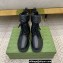 Gucci Ankle Boots Black with Double G 670397 2021