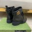 Gucci Ankle Boots Black with Double G 670397 2021