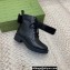 Gucci Ankle Boots Black with Double G 670397 2021
