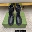 Gucci Ankle Boots Black/Beige with Double G 678984 2021