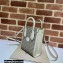 Gucci Mini tote bag with Interlocking G 671623 White 2021