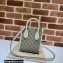 Gucci Mini tote bag with Interlocking G 671623 White 2021