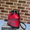 Gucci 100 Mini Bucket Bag 676682 Red Leather 2021