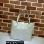 Gucci Small Tote Bag with Double G 652680 White 2021