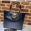 Gucci Small Tote Bag with Double G 652680 Black 2021