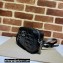 Gucci Aria Collection GG Marmont Mini Shoulder Bag ‎634936 Black 2021