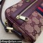 Gucci Ophidia GG Mini Bag with Web 517350 GG Canvas Burgundy 2021