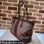 Gucci Ophidia GG Medium Tote Bag 631685 GG Canvas Burgundy 2021