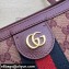Gucci Ophidia GG Medium Tote Bag 631685 GG Canvas Burgundy 2021
