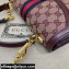 Gucci Ophidia Small Top Handle Bag with Web 651055 GG Canvas Burgundy 2021
