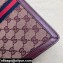 Gucci Ophidia Small Top Handle Bag with Web 651055 GG Canvas Burgundy 2021