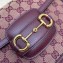 Gucci Horsebit 1955 Small Shoulder Bag 602204 GG Supreme Canvas Burgundy 2021