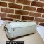 Gucci Small Top Handle Bag with Double G 658450 White 2021