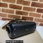 Gucci Small Top Handle Bag with Double G 658450 Black 2021