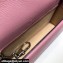 Gucci Dionysus Super Mini Shoulder Bag 476432 Leather GG Heart Pink 2021