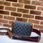 Gucci Horsebit 1955 Mini Shoulder Bag 658574 GG Denim Blue 2021