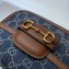 Gucci Horsebit 1955 Mini Shoulder Bag 658574 GG Denim Blue 2021
