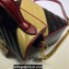 Gucci Diagonal GG Marmont Mini Top Handle Bag 583571 Black/Beige 2021
